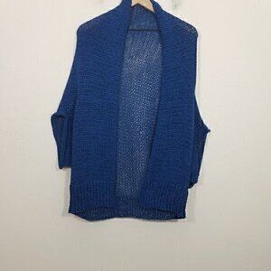 Theory Open Front Cardigan Blue‎ Size M